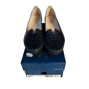 SAS Women's Sz 6.5 M Sonyo Alfa Black Leather Pump Heels Tripad Comfort Shoes